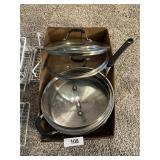 Calphalon 3 Quart Stainless Steel Pan w/ Lid +