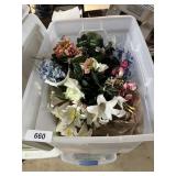 Tote w/ Lid + Spring Floral