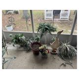 Plant Stand, Pots & Other