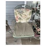 (2) Wire Framed Chairs & (2) Wire Framed Tables