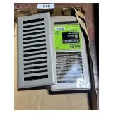 4" x 10" Floor Registers
