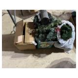 Christmas Greenery Some have lights & Other Light