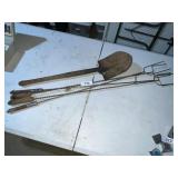 Camp Shovel & Hot Dog Sticks