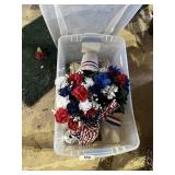 Small Tote w/ Patriotic & Historical Framed