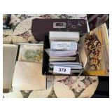 Vintage Greeting Cards & Desk Organizer