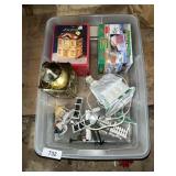 Village Decor Items Church, Bank Building, +