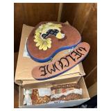 Fall Decor + Hen on A Nest Welcome Sign & Other