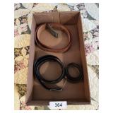 Size 40 Western Leather Belt w/ Horse Buckle &