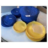China Storage Containers + Plastic Yellow Plates