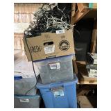 (2) Totes w/ Lids + Box Full of Christmas Lights