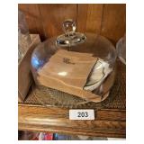 Flat Cake Plate w/ Dome &
