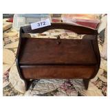 Small Vintage Wood Sewing Box