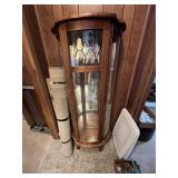 Oak Reproduction China Cabinet