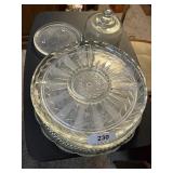 Glass Platter & Cheese Dome