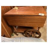 Drop Leaf Tea Cart