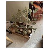 Metal Wall Decor w/ Birds, +