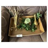 Brass Vase & Candle Holder