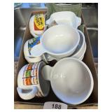 (7) Corningware Grab It Soup Bowls, +