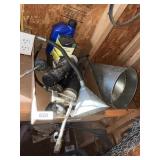 (2) Grease Guns, John Deere Oil Filters & Funnels