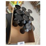 (9) Black Amethyst Stemware