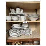 White Block Dinnerware