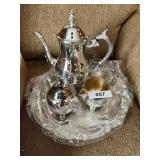 F.B. Rogers Silver Co. Silver Plated Tea Set