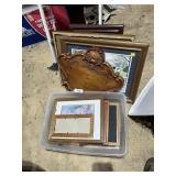 Misc. Wall Art + Small Tote w/ Lid