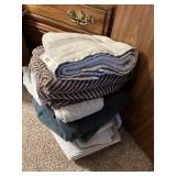 Bath Towels & Hand Towels Various Green Tones