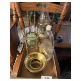 Oil Lamp, Partial of Lamp Oil, Candle Holder &