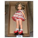 1972 Ideal Shirley Temple Doll w/ Doll Stand
