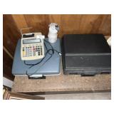 Portable Royal Typewriter + Canon Adding Machine