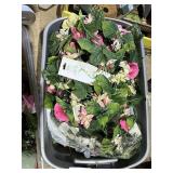 Tote w/ Lid + Spring Floral & Garland