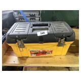 Plastic Toolbox w/ Contents + Dremel Engraver