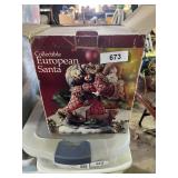 Collectible European Santa Figurine Approx. 12" T