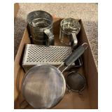 Flour Sifters, Box Grater & Strainers