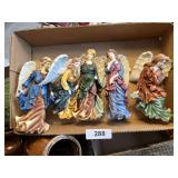 (5) Resin Angel Figurines