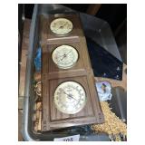 (2) Totes w/ Lid + Weather Center &