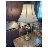 Pair Matching Brass Tone Lamps