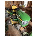 John Deere X540 Riding Mower + Snow Blade w/