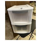 Double Decker Sterilite Storage Drawers