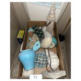 Aqua & Earthtone Beach Decor