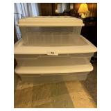 (3) Storage Totes w/ Lids