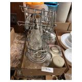 Chrome Kitchen Caddies, Fruit Basket, +