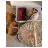 (2) Longaberger Baskets, Fireside Basket &