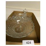 (2) Pcs of American Fostoria + Glass Cruet