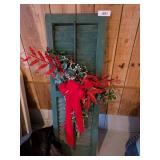 Vintage Shutter Christmas Display &