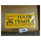 Hadi Shriner Front License Plate