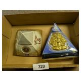 (2) Jim Beam Whiskey Decanters (Empty) -