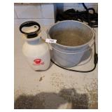 One Gallon Lawn Sprayer & Metal Bucket
