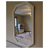 White Wicker Mirror